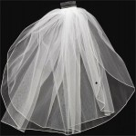 240013V Two Layer Ivory Veil (OUT OF STOCK)
