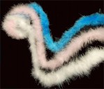 2yd Feather Marabou With Metallic Strip