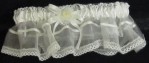 Lace With Satin Garter - White Only - Ivory Out Of Stock