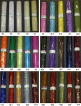 R6715 - 21" X 10yds Metallic Mesh - See Description Below