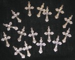 35mm X 15mm Metal Crucifix (Pack Of 50)