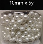 10mm X 6yds Pearls