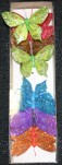 #5877 3" Feather Butterflies Asst. Colours (Packs Of 12)