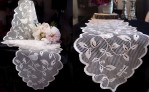 13" X 96" Lace Runner With Bird Pattern