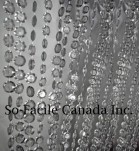 3' (Length) X 6' (High) Silver Jewel Curtain