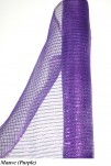 R6715PG  21"x10 Yds Metallic Mesh Purple-Gold