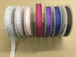 5/8" X 50yd Grosgrain Swiss Dots