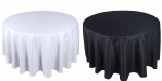 120" Round Fabric Tablecloth