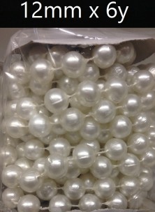 12mm x 6yds Pearls