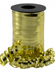 Gold Metallic Curling Ribbon x 250 yds (5 Rolls per Pack)
