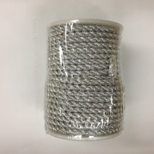 ROP4 4mm x 25yds Silver Metallic Cord