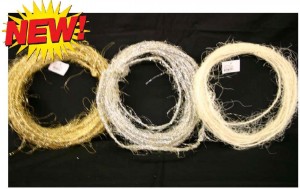 Natural Sisal Wire Rope x 10m
