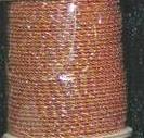 2mm Cord with Gold or Silver/100yds per roll