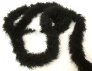 2yd Feather Marabou with Metallic Strip