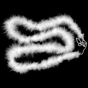 2yd Feather Marabou with Metallic Strip