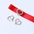 8mm Heart Rhinestone Buckle (12/pcs per pack)